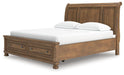Feddinger Panel Storage Bed - Bill's Discount Center (Bradenton, FL)