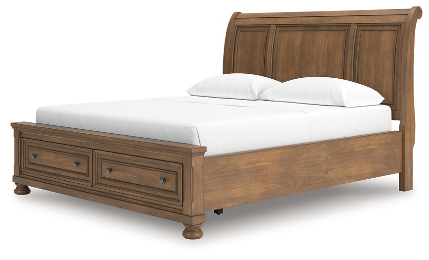 Feddinger Panel Storage Bed - Bill's Discount Center (Bradenton, FL)