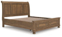 Feddinger Panel Storage Bed - Bill's Discount Center (Bradenton, FL)