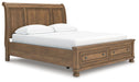 Feddinger Panel Storage Bed - Bill's Discount Center (Bradenton, FL)