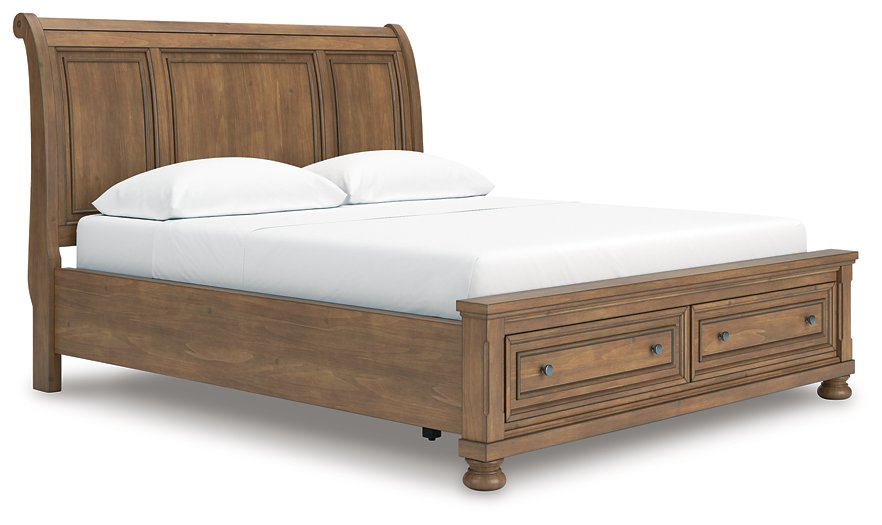 Feddinger Panel Storage Bed - Bill's Discount Center (Bradenton, FL)