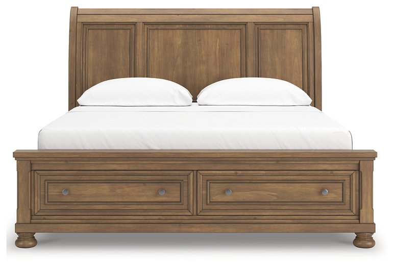 Feddinger Panel Storage Bed - Bill's Discount Center (Bradenton, FL)