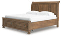 Feddinger Panel Storage Bed - Bill's Discount Center (Bradenton, FL)