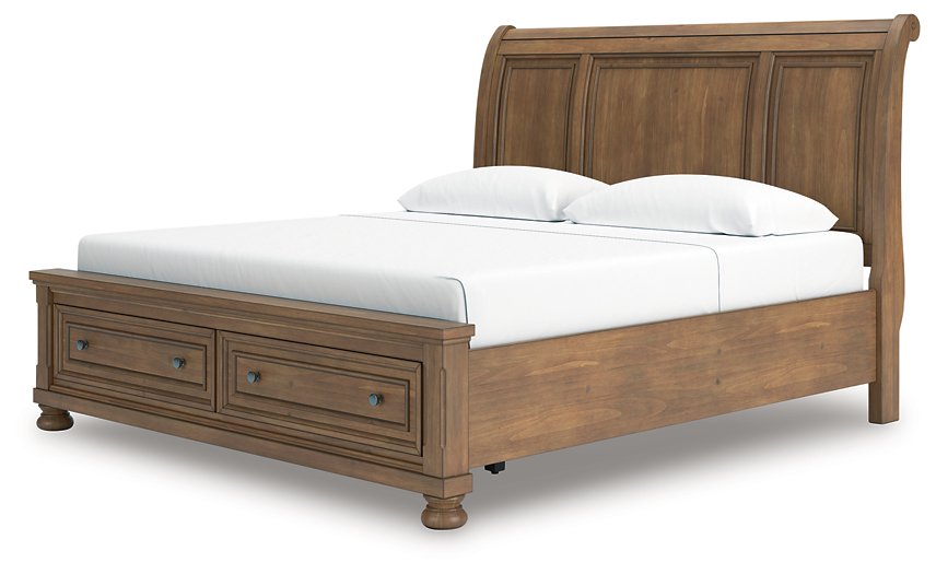 Feddinger Panel Storage Bed - Bill's Discount Center (Bradenton, FL)