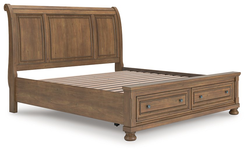 Feddinger Panel Storage Bed - Bill's Discount Center (Bradenton, FL)