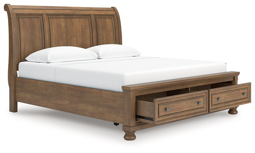 Feddinger Panel Storage Bed - Bill's Discount Center (Bradenton, FL)