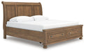 Feddinger Panel Storage Bed - Bill's Discount Center (Bradenton, FL)