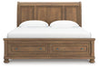 Feddinger Panel Storage Bed - Bill's Discount Center (Bradenton, FL)