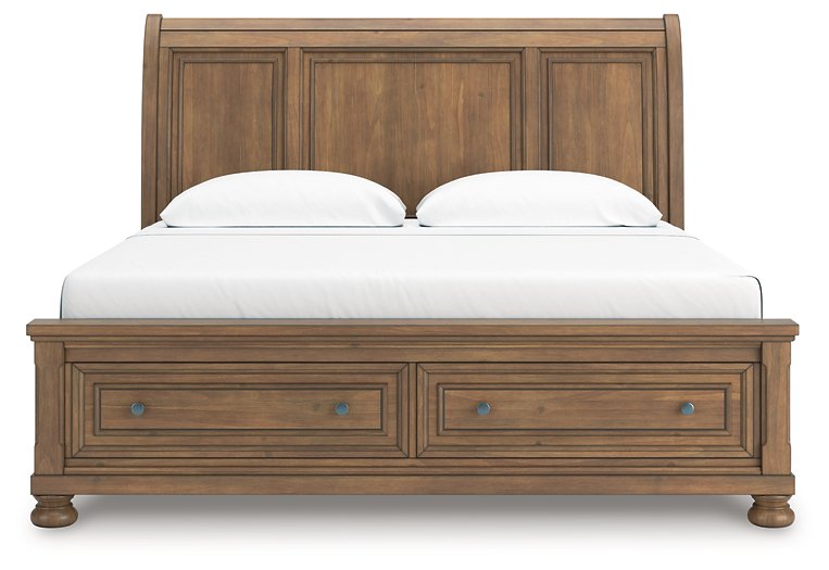 Feddinger Panel Storage Bed - Bill's Discount Center (Bradenton, FL)