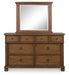 Chadworth Dresser and Mirror - Bill's Discount Center (Bradenton, FL)