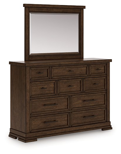 Taffenbrook Dresser and Mirror - Bill's Discount Center (Bradenton, FL)
