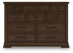 Taffenbrook Dresser and Mirror - Bill's Discount Center (Bradenton, FL)