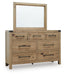 Ridgester Dresser and Mirror - Bill's Discount Center (Bradenton, FL)