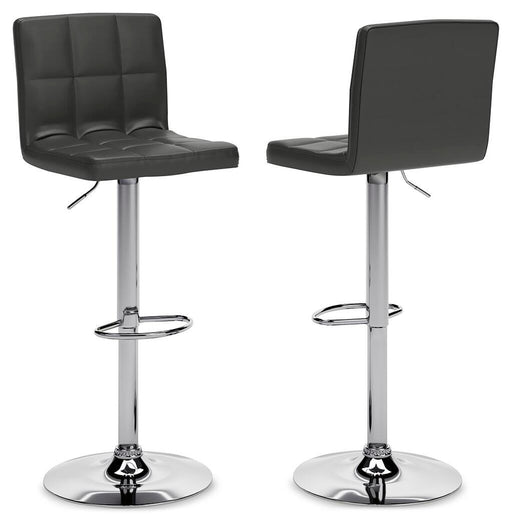 Bellatier Adjustable Height Bar Stool - Bill's Discount Center (Bradenton, FL)