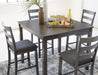 Bridson Counter Height Dining Table and Bar Stools (Set of 5) - Bill's Discount Center (Bradenton, FL)