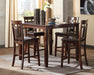 Bennox Counter Height Dining Table and Bar Stools (Set of 5) - Bill's Discount Center (Bradenton, FL)