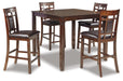 Bennox Counter Height Dining Table and Bar Stools (Set of 5) - Bill's Discount Center (Bradenton, FL)