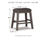 Caitbrook Counter Height Upholstered Bar Stool - Bill's Discount Center (Bradenton, FL)