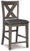 Caitbrook Counter Height Upholstered Bar Stool - Bill's Discount Center (Bradenton, FL)