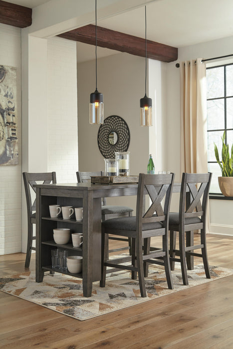 Caitbrook Counter Height Upholstered Bar Stool - Bill's Discount Center (Bradenton, FL)