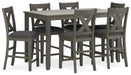 Caitbrook Counter Height Dining Table and Bar Stools (Set of 7) - Bill's Discount Center (Bradenton, FL)
