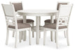 Erinberg Dining Table and 4 Chairs (Set of 5) - Bill's Discount Center (Bradenton, FL)