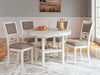 Erinberg Dining Table and 4 Chairs (Set of 5) - Bill's Discount Center (Bradenton, FL)