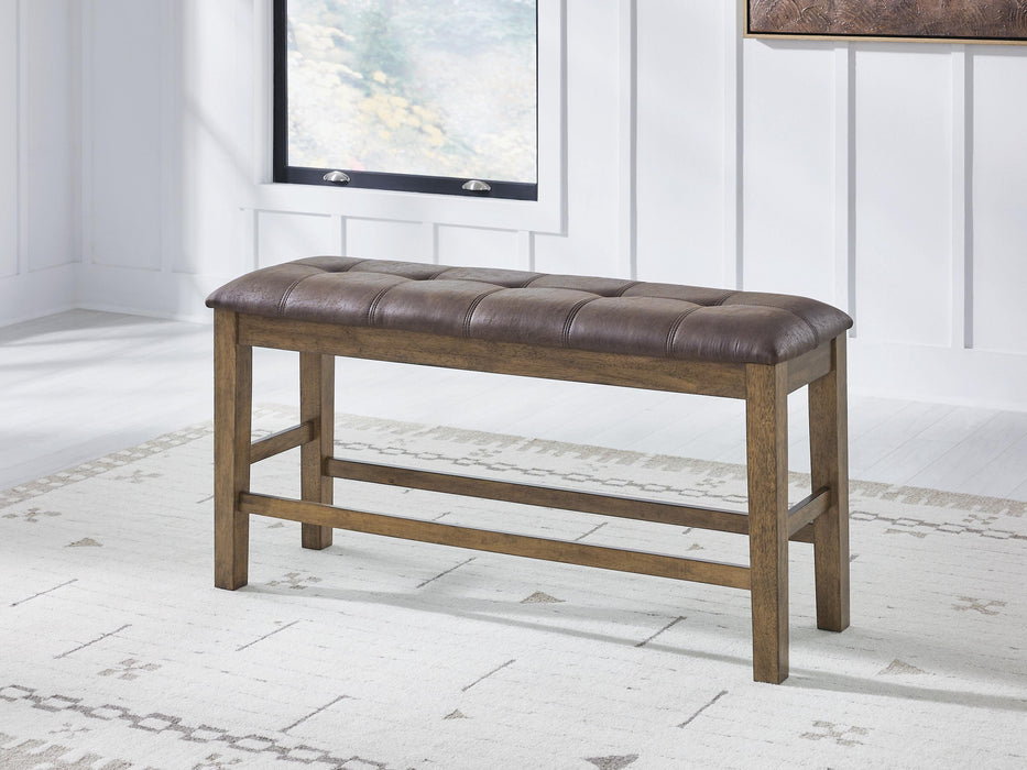Urbinforte Counter Height Dining Bench - Bill's Discount Center (Bradenton, FL)