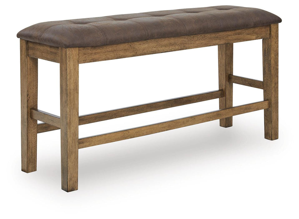 Urbinforte Counter Height Dining Bench - Bill's Discount Center (Bradenton, FL)