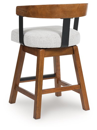 Ralene Counter Height Barstool (Set of 2) - Bill's Discount Center (Bradenton, FL)
