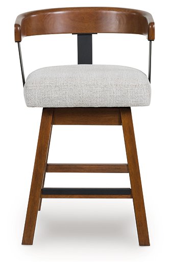 Ralene Counter Height Barstool (Set of 2) - Bill's Discount Center (Bradenton, FL)