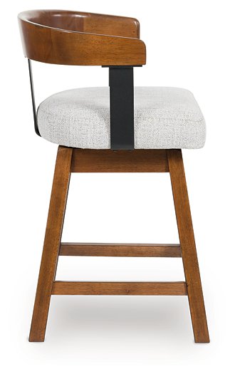 Ralene Counter Height Barstool (Set of 2) - Bill's Discount Center (Bradenton, FL)