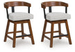Ralene Counter Height Barstool (Set of 2) - Bill's Discount Center (Bradenton, FL)