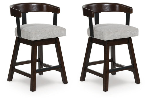 Haddigan Counter Height Barstool (Set of 2) - Bill's Discount Center (Bradenton, FL)