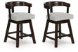 Haddigan Counter Height Barstool (Set of 2) - Bill's Discount Center (Bradenton, FL)