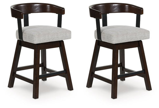 Haddigan Counter Height Barstool (Set of 2) - Bill's Discount Center (Bradenton, FL)