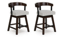 Haddigan Counter Height Barstool (Set of 2) - Bill's Discount Center (Bradenton, FL)