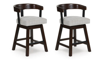 Haddigan Counter Height Barstool (Set of 2) - Bill's Discount Center (Bradenton, FL)