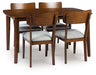 Tameride Dining Table and 4 Chairs (Set of 5) - Bill's Discount Center (Bradenton, FL)