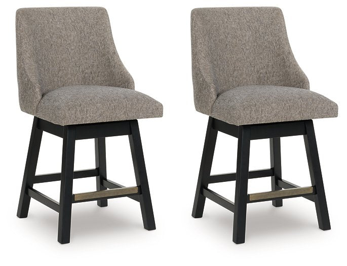 Neymorton Counter Height Barstool (Set of 2) - Bill's Discount Center (Bradenton, FL)