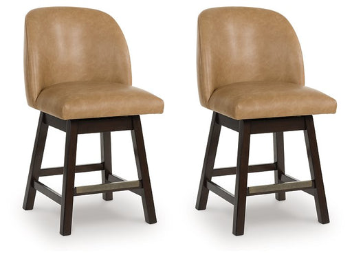 Neymorton Counter Height Barstool (Set of 2) - Bill's Discount Center (Bradenton, FL)