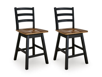 Wildenauer Counter Height Swivel Barstool - Bill's Discount Center (Bradenton, FL)