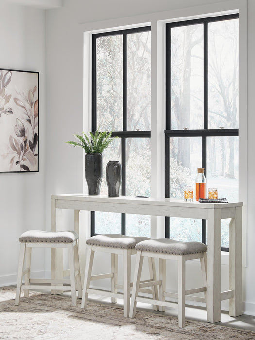 Robbinsdale Counter Height Dining Table and 3 Barstools Set - Bill's Discount Center (Bradenton, FL)