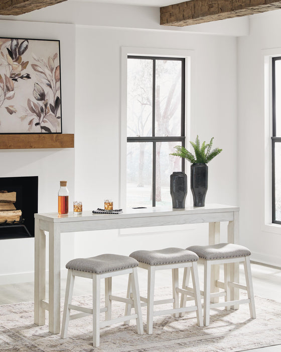 Robbinsdale Counter Height Dining Table and 3 Barstools Set - Bill's Discount Center (Bradenton, FL)