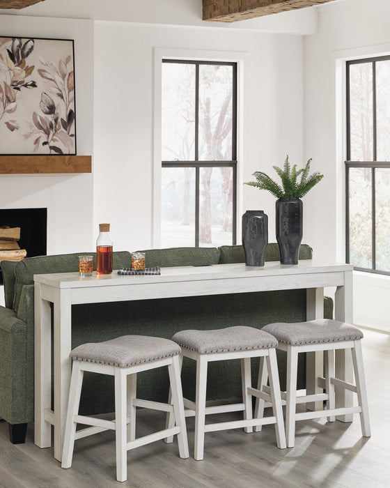 Robbinsdale Counter Height Dining Table and 3 Barstools Set - Bill's Discount Center (Bradenton, FL)