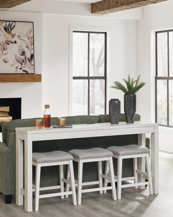 Robbinsdale Counter Height Dining Table and 3 Barstools Set - Bill's Discount Center (Bradenton, FL)