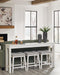 Robbinsdale Counter Height Dining Table and 3 Barstools Set - Bill's Discount Center (Bradenton, FL)