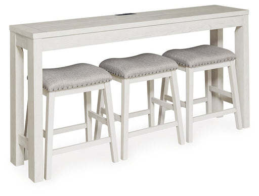 Robbinsdale Counter Height Dining Table and 3 Barstools Set - Bill's Discount Center (Bradenton, FL)
