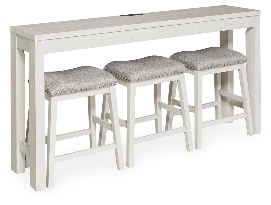 Robbinsdale Counter Height Dining Table and 3 Barstools Set - Bill's Discount Center (Bradenton, FL)
