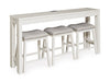 Robbinsdale Counter Height Dining Table and 3 Barstools Set - Bill's Discount Center (Bradenton, FL)